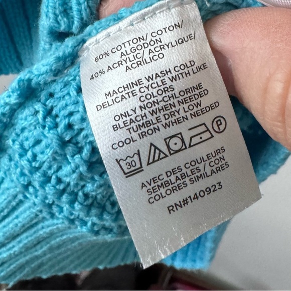 Loft blue small balloon sleeve sweater size XS - Picture 5 of 8